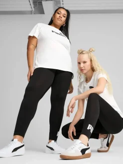 Damen Puma Damen Leggings mit Logoprint