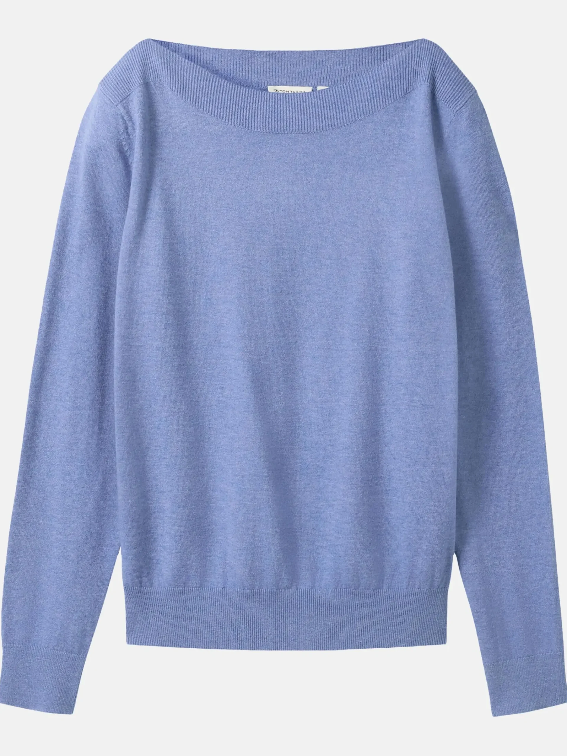 Damen Tom Tailor Damen Leichtpullover mit weitem Ausschnitt