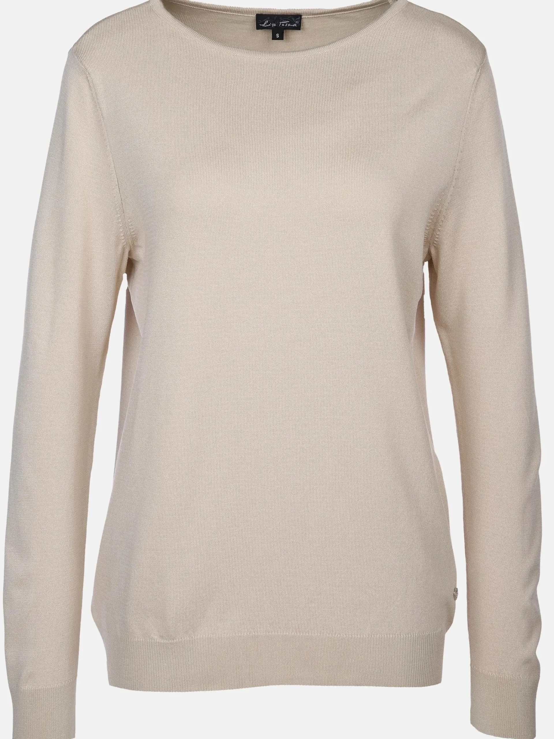 Damen Lisa Tossa Damen Leichtpullover mit rundem Ausschnitt