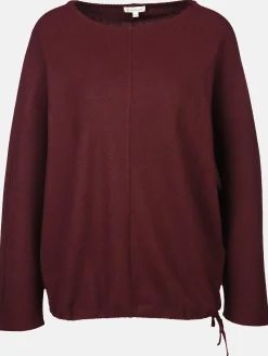 Damen Tom Tailor Damen Leichtshirt mit Fledermausärmeln