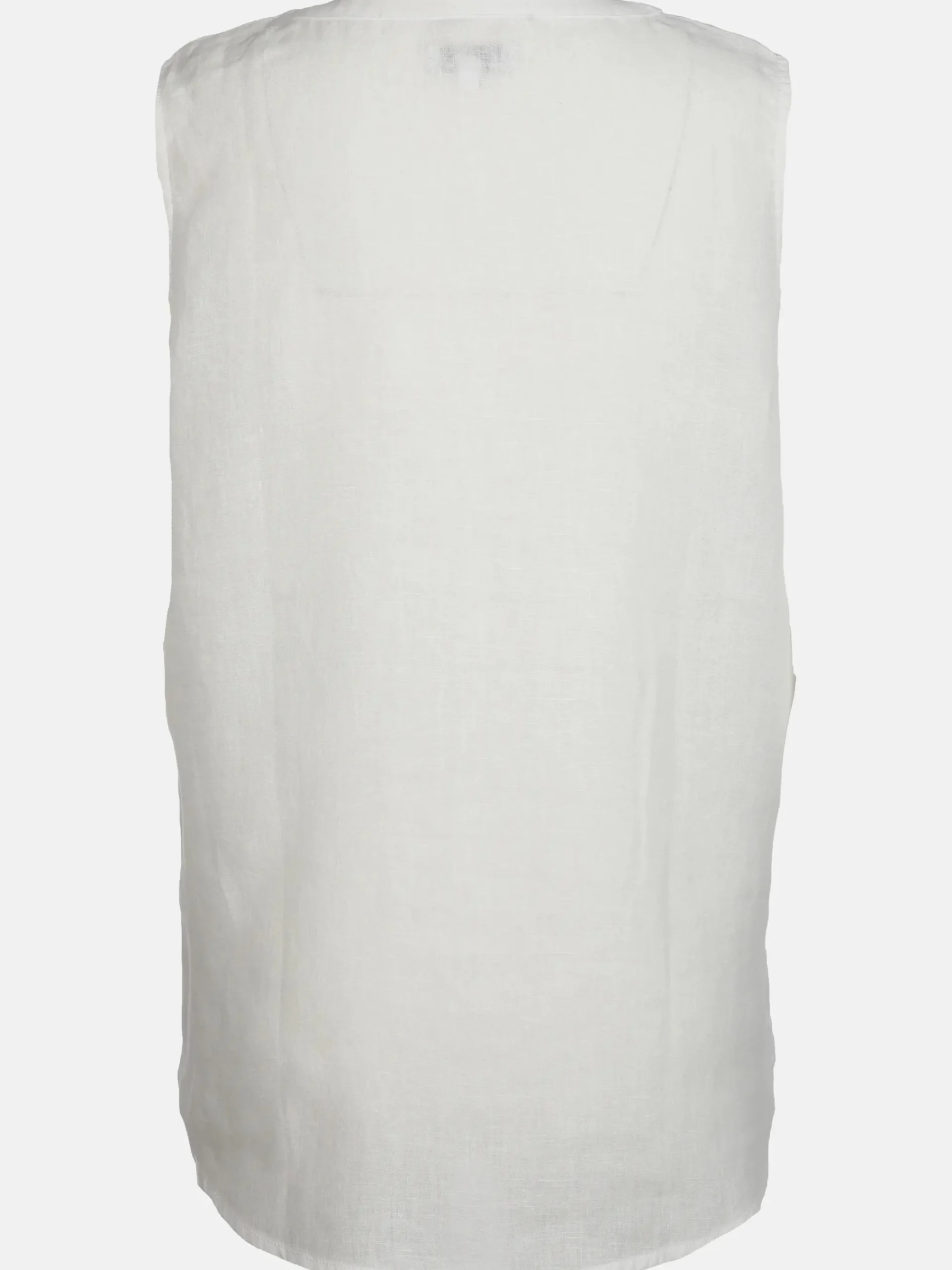 Damen Lisa Tossa Damen Leinentop mit Biesen