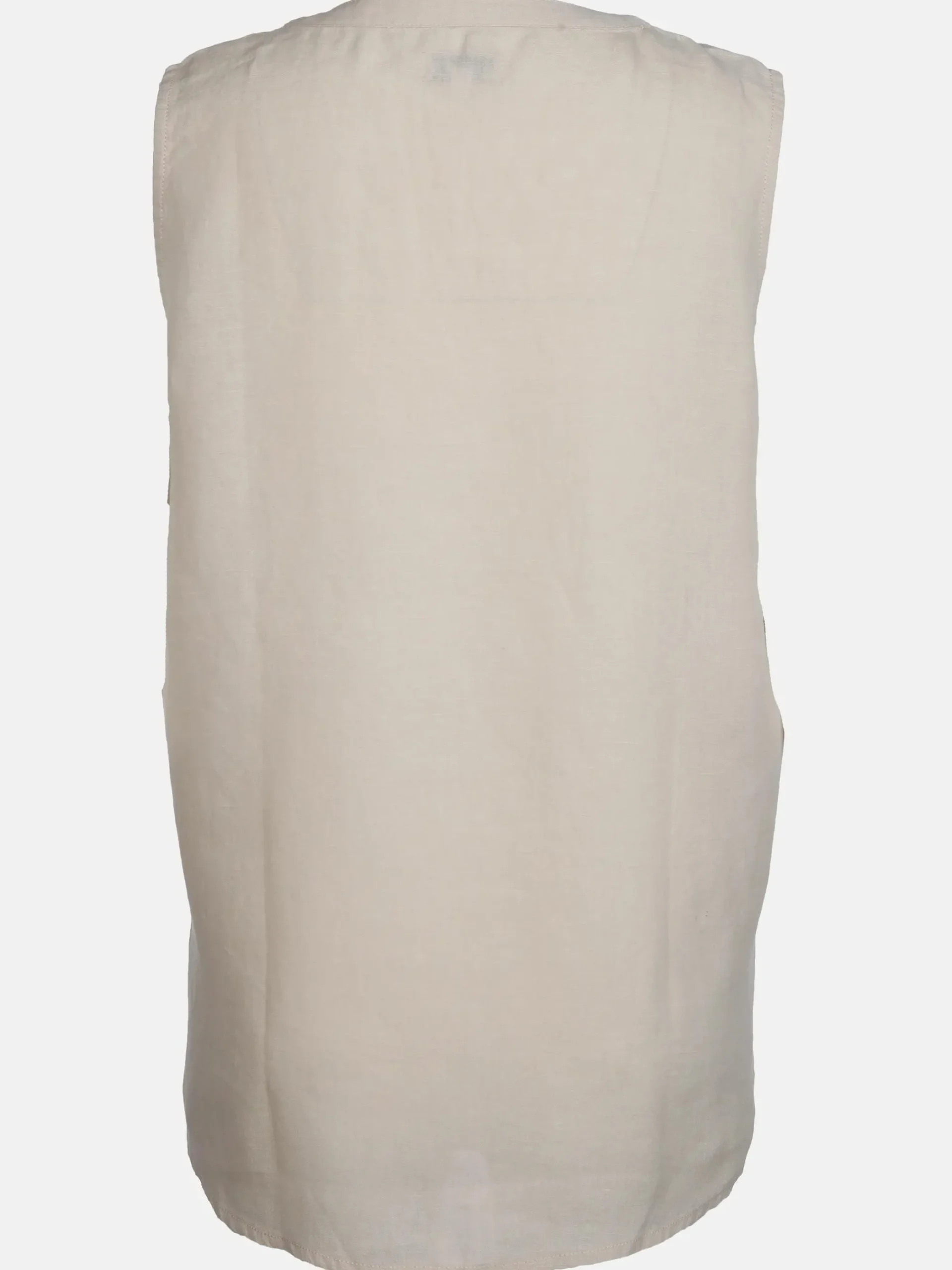 Damen Lisa Tossa Damen Leinentop mit Biesen