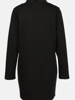 Damen Lisa Tossa Damen Longcardigan mit Strassbesatz