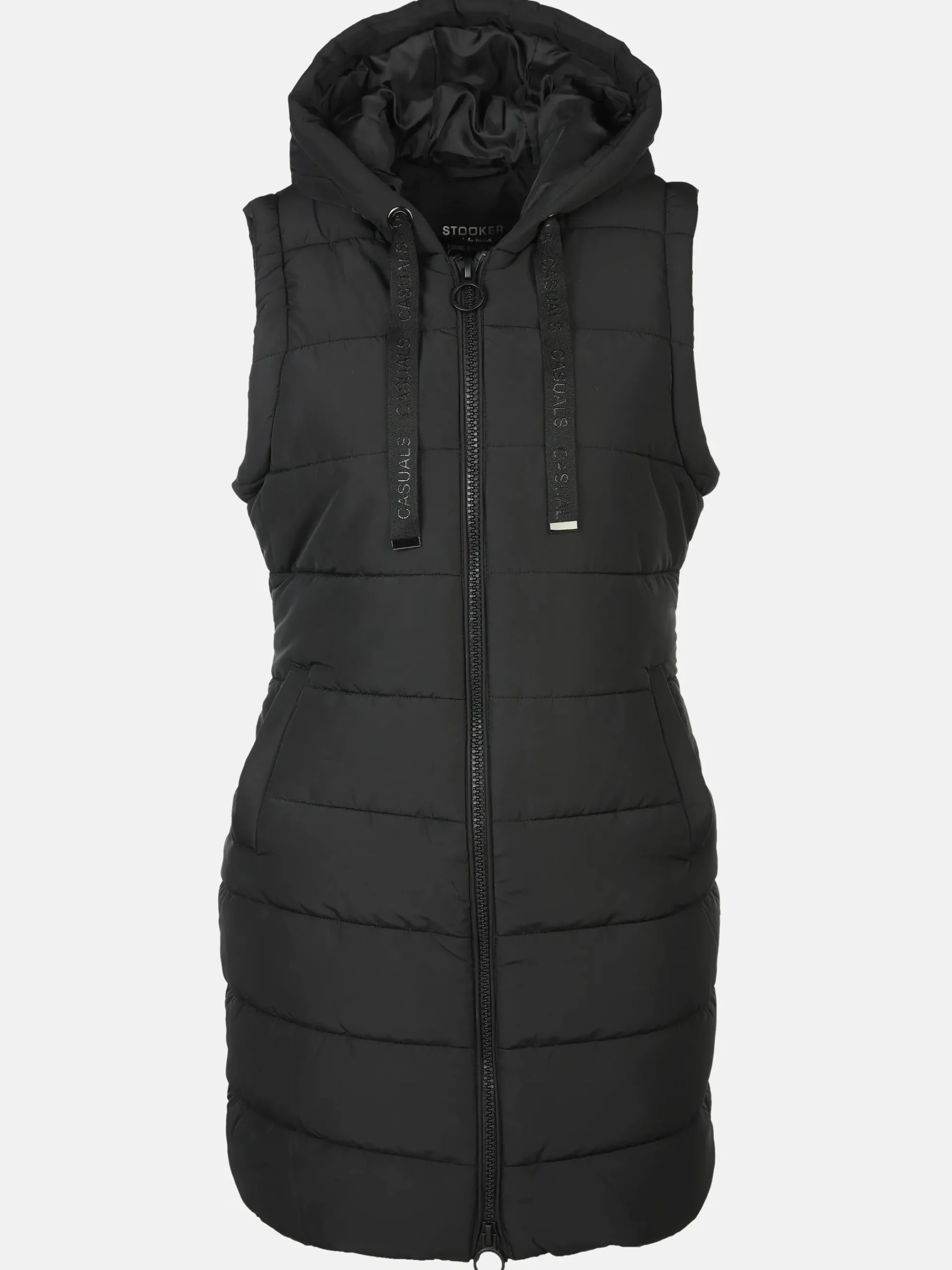 Damen Stooker DOB Damen Longweste mit Kapuze