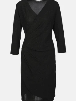 Damen Sure Damen Lurexkleid mit Raffung