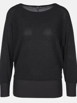 Damen Sure Damen Lurexshirt mit Fledermausärmeln