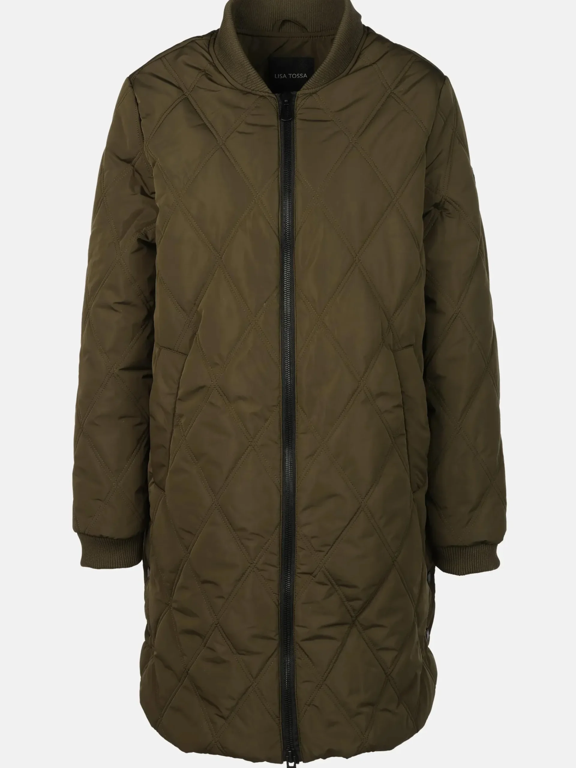 Damen Lisa Tossa Damen Mantel mit Rautensteppung