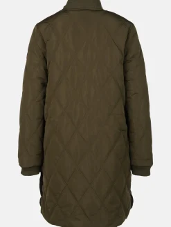 Damen Lisa Tossa Damen Mantel mit Rautensteppung