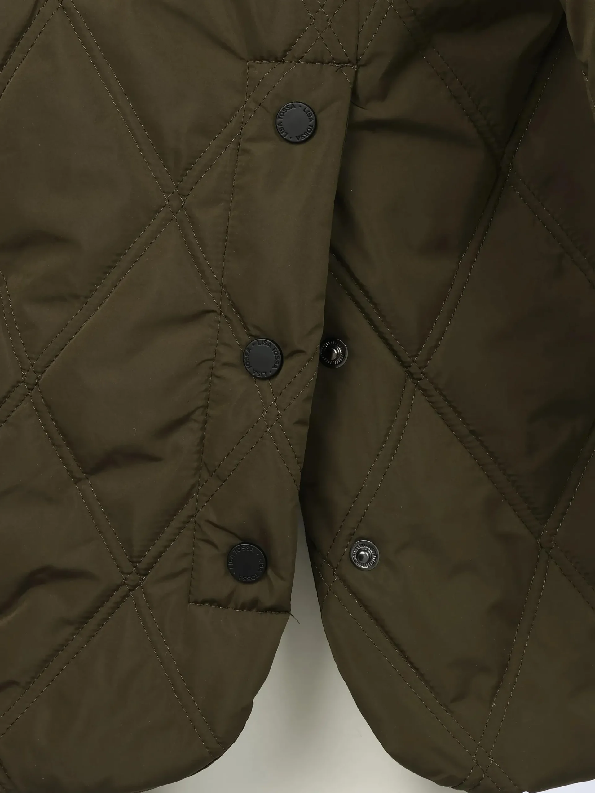 Damen Lisa Tossa Damen Mantel mit Rautensteppung