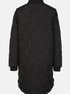 Damen Lisa Tossa Damen Mantel mit Rautensteppung
