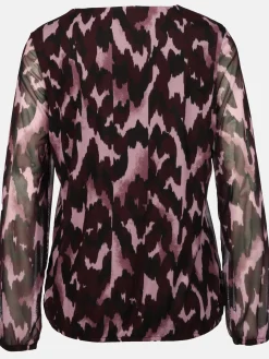 Damen Lisa Tossa Damen Meshshirt mit Print