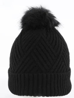 Damen Sure Damen Mütze mit Bommel