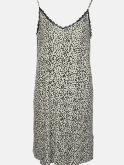 Damen Sure Damen Nachthemd in Leo-Optik