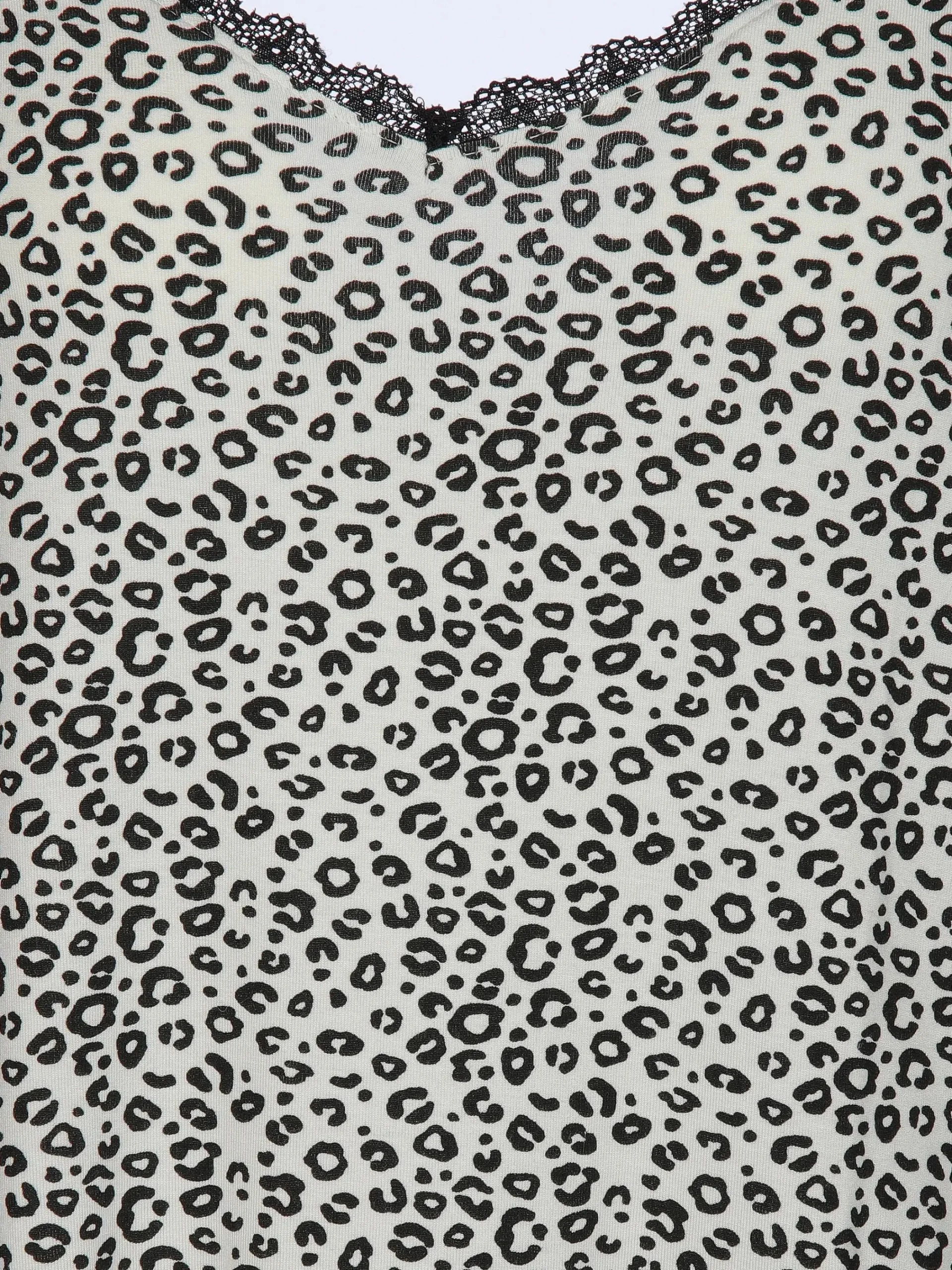 Damen Sure Damen Nachthemd in Leo-Optik