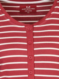 Damen Götzburg Damen Nachthemd mit Streifen