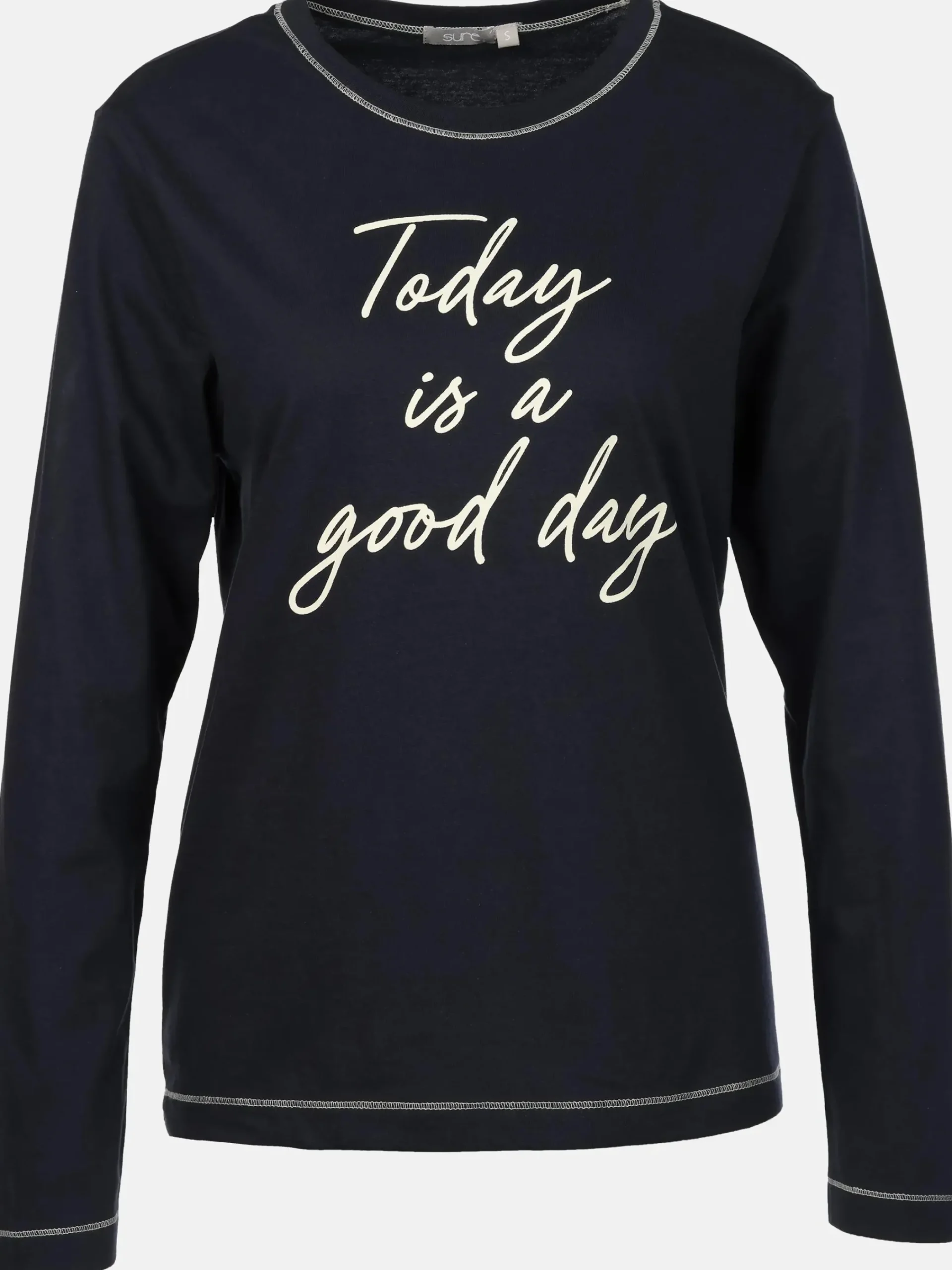 Damen Sure Damen Nachtwäsche Oberteil mit Schriftprint