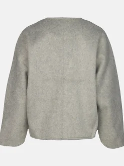 Damen IX-O Damen Oversized Jacke in Wolloptik