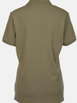 Damen Lisa Tossa Damen Poloshirt mit schlichter Stickerei