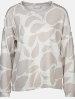 Damen Sure Damen Print Flauschshirt