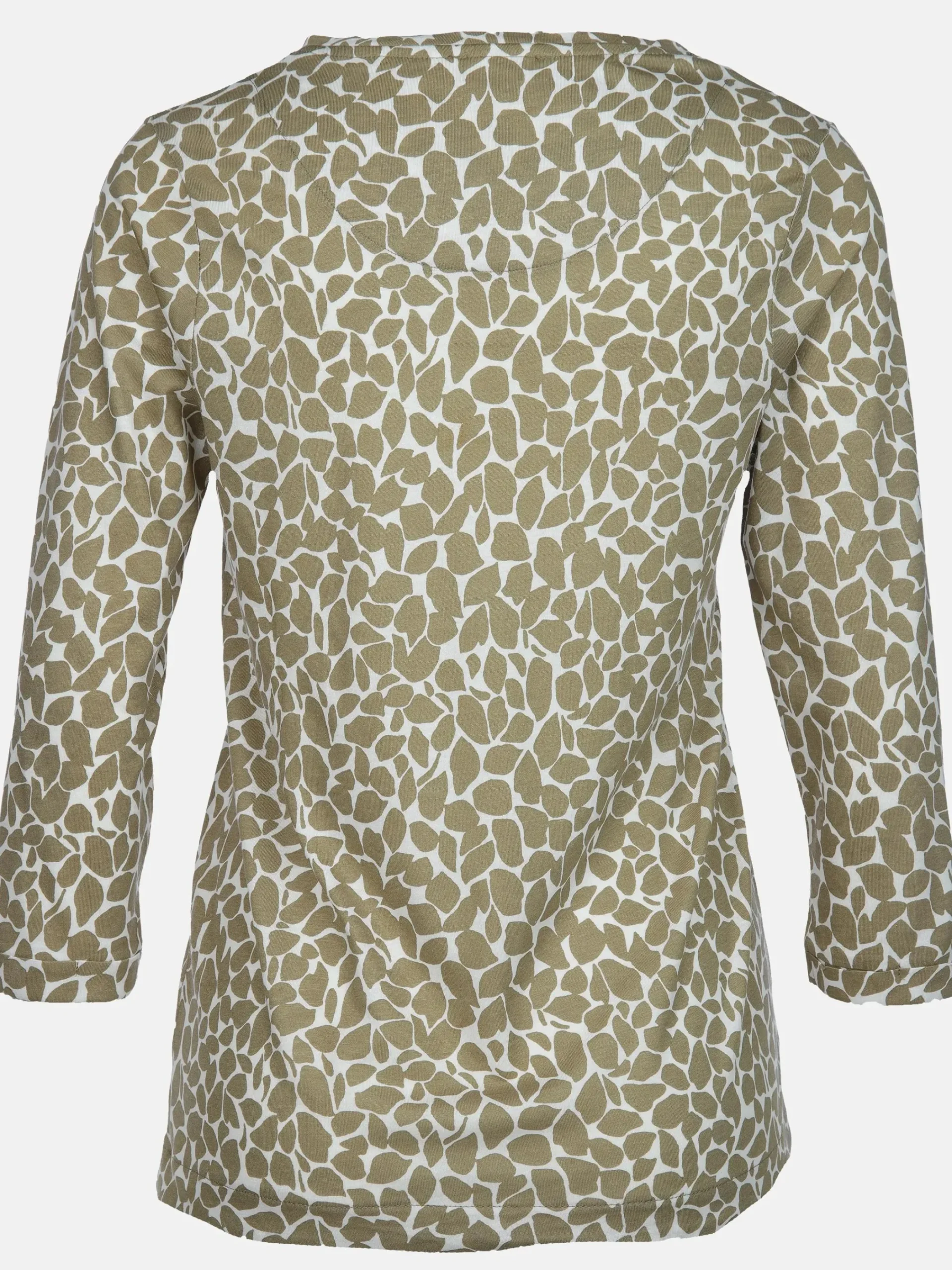 Damen Sure Damen Printshirt mit Serafino-Ausschnitt