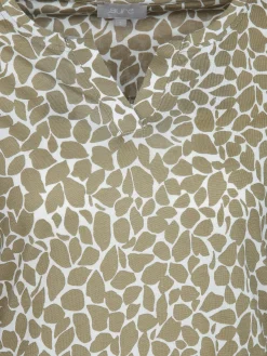 Damen Sure Damen Printshirt mit Serafino-Ausschnitt