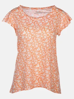 Damen Sure Damen Printshirt mit Volantärmeln