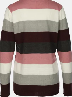 Damen Sure Damen Pullover "Cashmere Like" mit breiten Frabstreifen