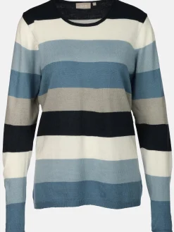 Damen Sure Damen Pullover "Cashmere Like" mit breiten Frabstreifen