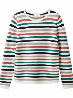 Damen Tom Tailor Damen Pullover in Ottoman Ripp