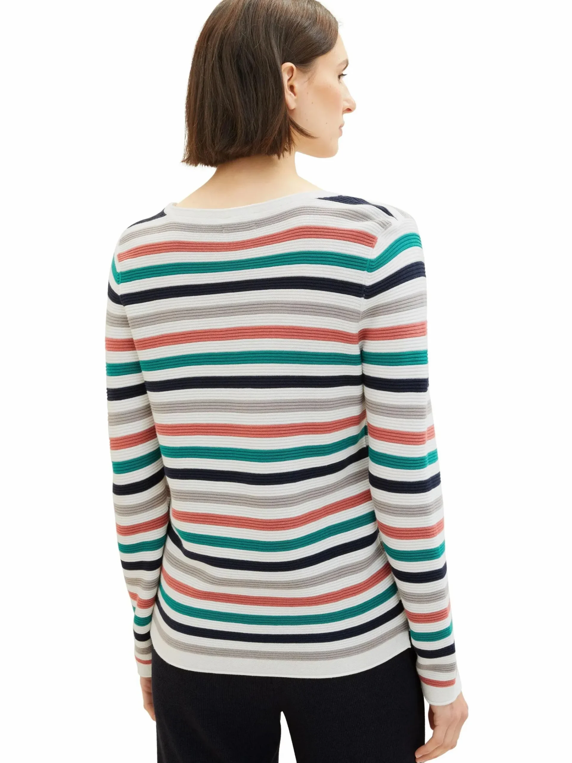 Damen Tom Tailor Damen Pullover in Ottoman Ripp