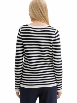 Damen Tom Tailor Damen Pullover in Ottoman Ripp