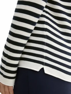 Damen Tom Tailor Damen Pullover in Ottoman Ripp