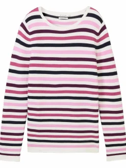 Damen Tom Tailor Damen Pullover in Ottoman Ripp