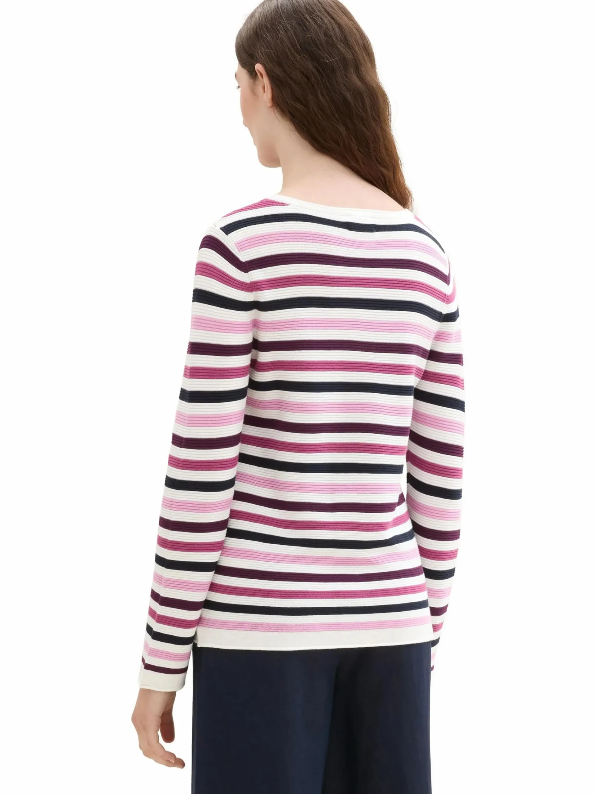 Damen Tom Tailor Damen Pullover in Ottoman Ripp