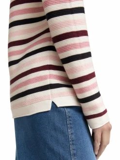 Damen Tom Tailor Damen Pullover in Ottoman Ripp
