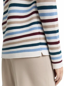 Damen Tom Tailor Damen Pullover in Ottoman Ripp