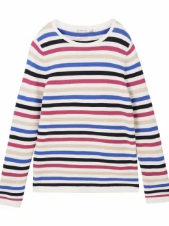 Damen Tom Tailor Damen Pullover in Ottoman Ripp