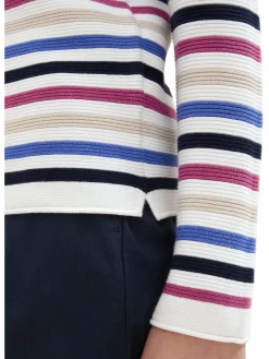 Damen Tom Tailor Damen Pullover in Ottoman Ripp