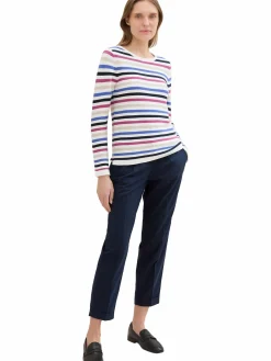 Damen Tom Tailor Damen Pullover in Ottoman Ripp