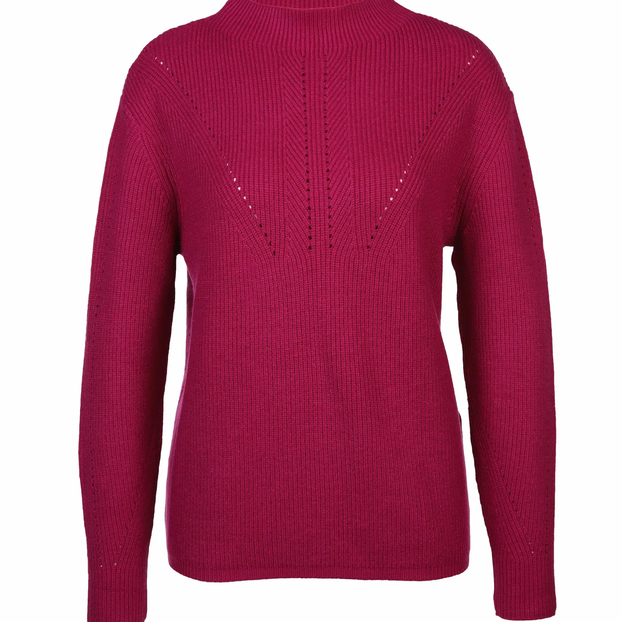 Damen Street One Damen Pullover mit kleinem Lochmuster