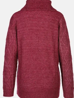 Damen Sure Damen Pullover mit Rollkragen und Muster