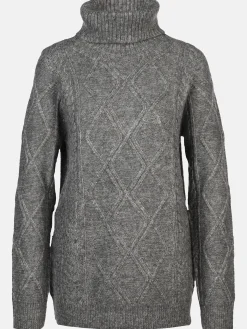 Damen Sure Damen Pullover mit Rollkragen und Muster