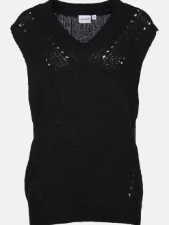 Damen Lisa Tossa Damen Pullunder mit V-Ausschnitt