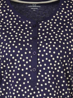 Damen Götzburg Damen Pyjama mit Knopfleiste