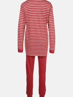 Damen Götzburg Damen Pyjama mit Streifendessin