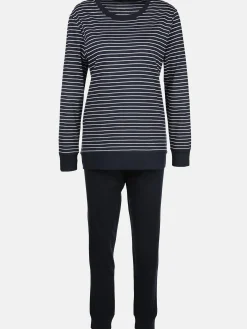 Damen Schiesser Damen Pyjama mit Streifen