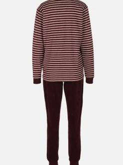 Damen Götzburg Damen Pyjama mit Streifen