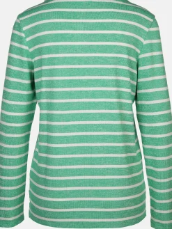 Damen Sure Damen Ringelshirt in Strickoptik