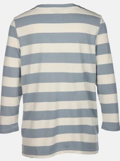 Damen Lisa Tossa Damen Ringelshirt mit Strasssteinchen