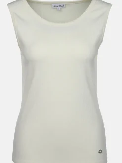 Damen Lisa Tossa Damen Ripp Top unifarben